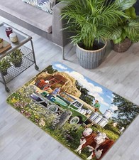3D Straw Cart ZHUA14 Game Non Slip Rug Mat Photo Carpet Trevor Mitchell Zoe