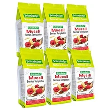 Seitenbacher Muesli #2 Berries Temptation 16 Ounce 6-Pack