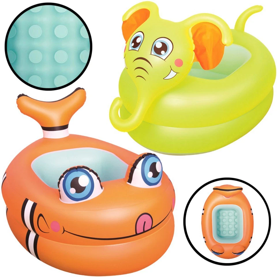 PREMIUMHERSTELLER BIECO Baby Pool Planschbecken Schwimmbecken Badepool Planschpool Becken NEMO & ELEFANT