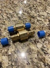 2-NIBCO Webstone H-10733W  LF Brass IN-LINE SPRING CHECK VALVE 3/4" F1960 PEX