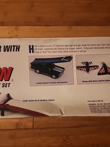 1995 Johnny Lightning Sky Show: Flying Daredevils Stunt Set~'71 Silver El Camino - Picture 8 of 8