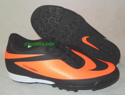 NEU Nike Hypervenom Phade TF Multinoppen Fußballschuhe 599844 008 orange schwarz