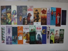 Lot de  24 marque-pages BD