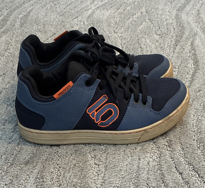adidas Five Ten Freerider Canvas Low Top Men s Cycling Shoes Blue/Black Orange