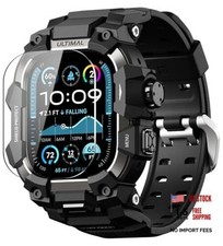 Rugged Case with Band for Apple Watch,Compatible with Apple Watch 49mm Black