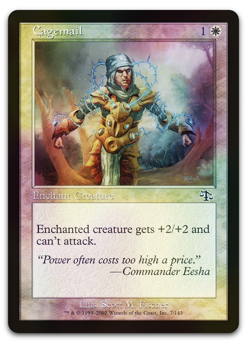 Cagemail #7 (Foil) (NM) Judgment JUD Magic MTG