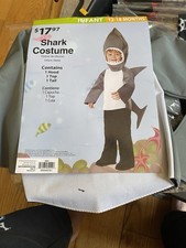 Halloween Costume New Infant 12-18 Months Shark Costume