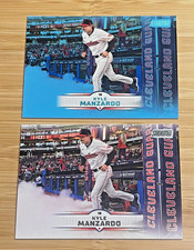2025 Topps Stadium Club Kyle Manzardo #82 Light Blue & Base Guardians Lot