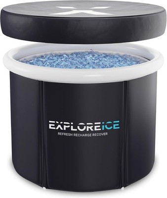 Explore Ice Bath Pro Max Extra Large Outdoor Inflatable Portable Athlete Cold