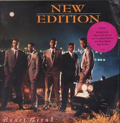 New Edition Heart Break MCA Records Vinyl LP