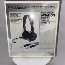 FlightCom MODEL 4.2 Lightweight Aviation Ster...