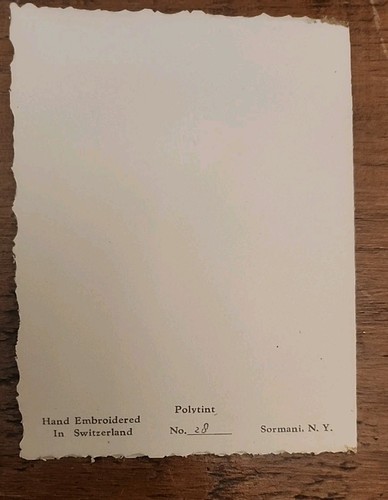 De colección Arte Nativo Suizo Bordado a Mano 6 Cuadernos Setas Flor Cesta - Imagen 7 de 8