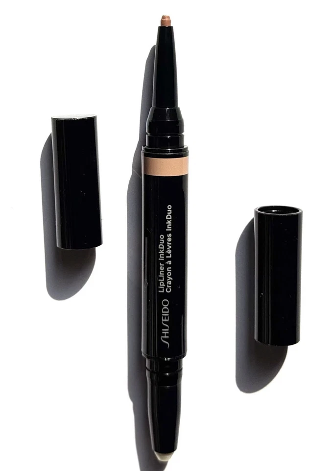 Lápiz e imprimación de labios Shiseido Inkduo para labios 02 beige natural desnudo Foto 2 de 3