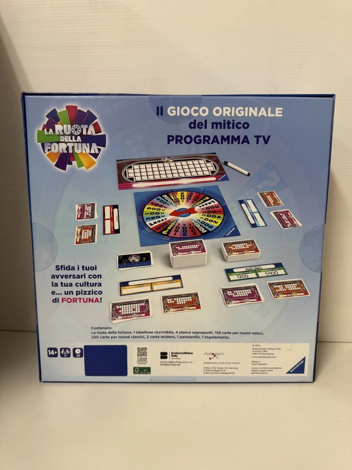 RAVENSBURGER  La Ruota Della Fortuna - Gioco Da Tavolo Ufficiale-NUOVO-SIGILLATO - Immagine 3 di 4