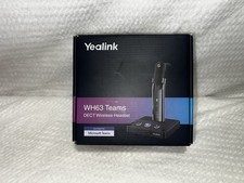 Yealink WH63 Teams Wireless DECT Headset   Black