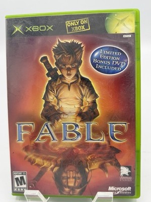Fable Limited Edition Xbox 2004 Complete W/Manual CIB Bonus DVD