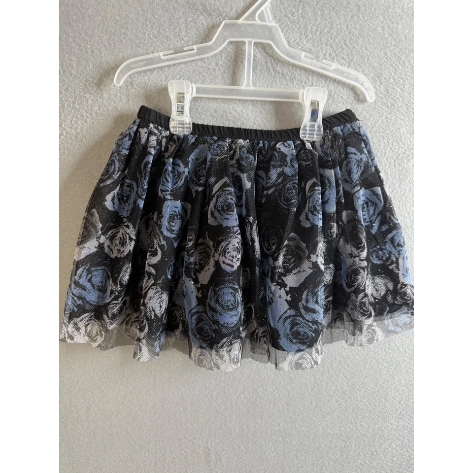 Epic нитки девочек юбка 6 тюль цветочный вечеринки черный синий - Изображение 3 из 4