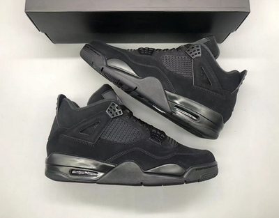 Size 11 - Jordan 4 Retro Mid Black Cat for sale online | eBay
