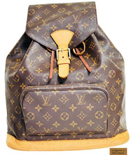 Zaino Louis Vuitton Montsouris GM Monogram M51135 marrone borsa LV SP0939