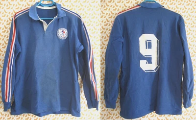 Maillot Rugby Equipe France Anciens internationaux porté Adidas Vintage FFR - L - Photo 1/4