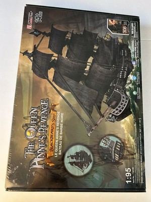 3D Puzzle The Queen Anne s Revenge Blackbeards Pirate Ship Cubic Fun 1:95 New