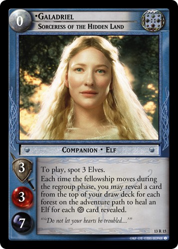 Galadriel, Sorceress of the Hidden Land Moderately Played LOTR: Bloodlines
