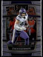 2021 Panini Select Zach Davidson Concourse RC #95 Minnesota Vikings