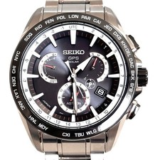Seiko Astron SBXB051 radio wave solar black 521034