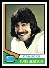 1974-75 Topps Hockey Card #207 Dennis Ververgaert
