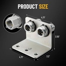 Hydraulic Quick Release Coupling 1/2 NPT Break away Coupler Bracket Set