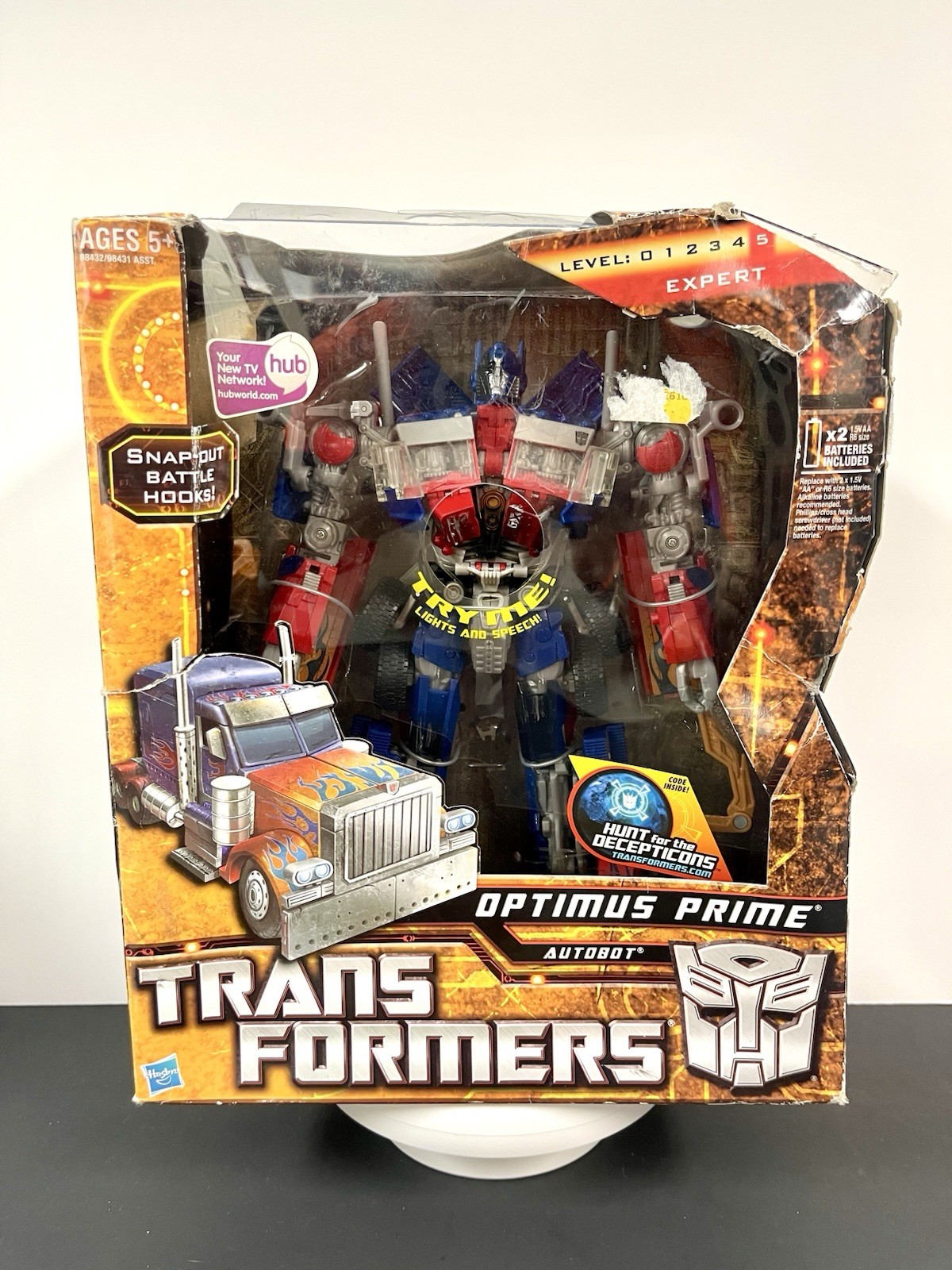 2009 Transformers OPTIMUS PRIME Snap Out Battle Hooks New ROTF LEADER CLASS Read