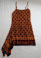 Anna Sui X Target Gossip Girl Dress Size 11 Retro Velvet Assymetric Y2K