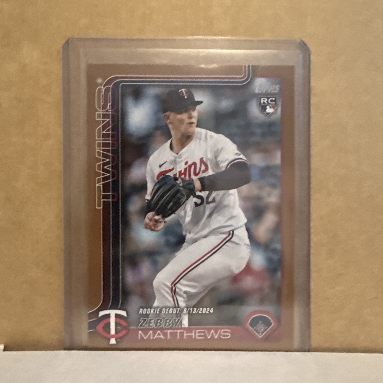 2025 Topps Update Series - Rookie Debut Zebby Matthews #US37 Gold /2025 (RC)