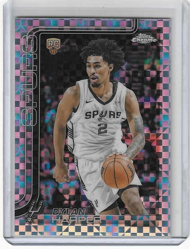 Dylan Harper 2025-26 Topps Chrome Rookie X-Fractor #252 $1.50 SHIPPING