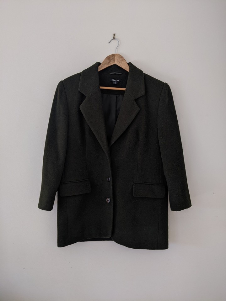 Rockmans Khaki Wool Coat