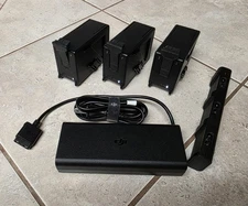 DJI FPV Intelligent Flight Battery - 3 Pack with Charger and Charging Hub - Used