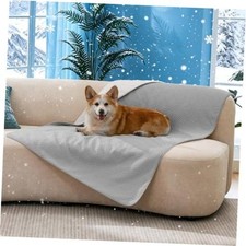 Dog Cooling Blanket, Reversible Pet Cooling Blanket for All L 40x60" 03-Grey