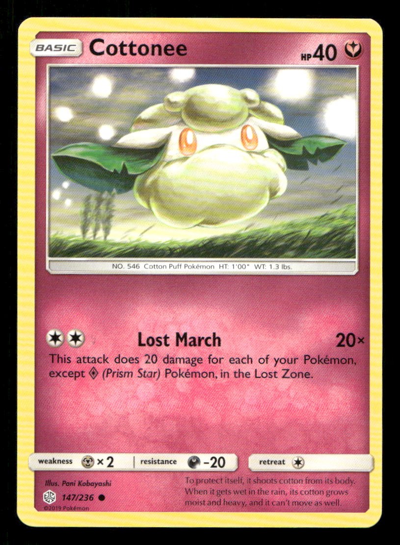 Cottonee 147/236 Cosmic Eclipse NM/M Pokemon