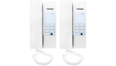 5902887070815 Zestaw interkomowy COMMAX 2xTP-6RC+Zasilacz DIN Mean Well HDR-15-1