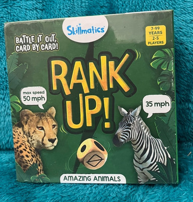 NIB Skillmatics Rank Up Amazing Animals Game ~ Ages 7 to 99