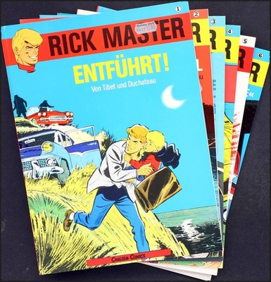 RICK MASTER 1. Auflage Nr. 1-25 SC Krimi Thriller Comic Album Carlsen Verlag