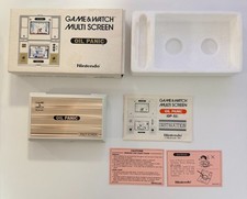 ebay® Auktion 137628793810 | Nintendo Game & Watch OIL PANIC in OVP, OP-51 1982, Guter Zustand Thumbnail of ebay® auction 137628793810 | Nintendo Game & Watch OIL PANIC in OVP, OP-51 1982, Guter Zustand