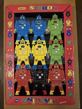 Schylling Wooden Colorful Stacking Robots Set of 9 
