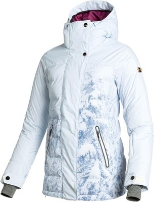 Roxy Crystalized Damen Daunen Ski Jacke Damen Winter Schnee Mantel Small UVP280 