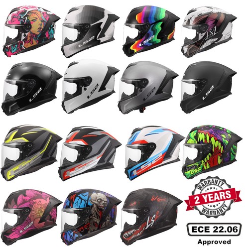 LS2 FF820 RAPID III (FF353) FULL FACE MOTORBIKE HELMET LYCANT ZOMBIE FLOW KAIJU - Picture 1 of 138