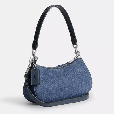 NWT ❤️ Coach Ashton Bag denim/Silver/Indigo | eBay