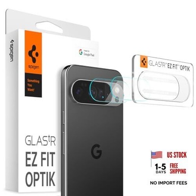 Spigen Camera Lens Screen Protector [Glas.tR EZ Fit Optik] Pixel 10 Pro
