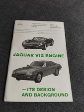 Jaguar V12 Engine Its Design And Background Vgc Free Post E-type Xjs Xj12 Coupe