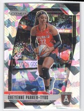 #114 2024-25 Panini Prizm WNBA Cracked Ice Cheyenne Parker-Tyus Atlanta Dream