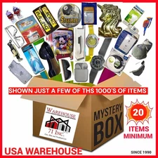 Mystery Box Overstock Merchandise , ELECTRONICS, SAFETY, TOYS, AMAZON  X 20 PCS